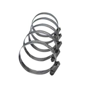 American Type 10mm band width Installs Easily Hose Clamps For Firm Hose