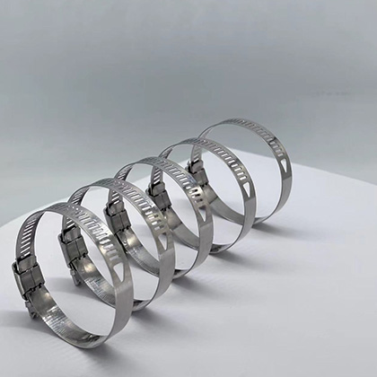 American Type 10mm band width Installs Easily Hose Clamps For Firm Hose