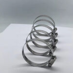 American Type 10mm band width Installs Easily Hose Clamps For Firm Hose