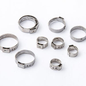 Single Ears Hose Clamp  304 stainless steel adjustable Clamps Ear for car train ship