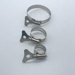 American Type 8mm 12.7mm 304 stainless steel with handle type hose clamp