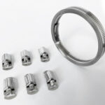 American Type Tape 12mm bandwidth 304 strap self-made American stainless steel through hole steel band