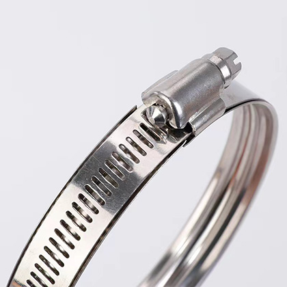 American Type 12.7mm/14mm band width Installs Easily Hose Clamps with inner ring