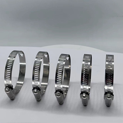 American Type 10mm band width Installs Easily Hose Clamps For Firm Hose