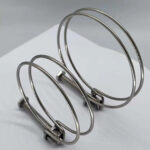 Double Wire Hose Clamp 304 Stainless Steel Pipe Clamps Adjustable 10-45mm