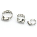 American Type 8mm band width Installs Easily Hose Clamps For Firm Hose