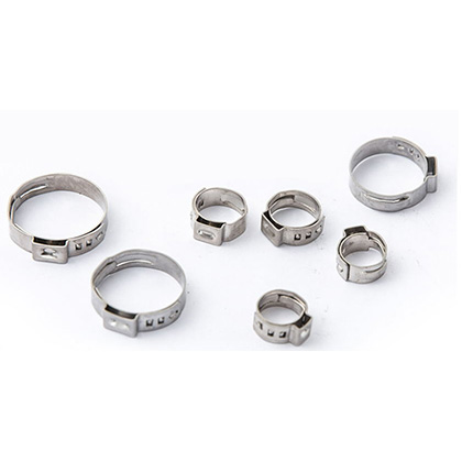 Single Ears Hose Clamp  304 stainless steel adjustable Clamps Ear for car train ship