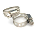 American Type 8mm band width Installs Easily Hose Clamps For Firm Hose