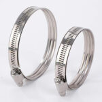 American Type 12.7mm/14mm band width Installs Easily Hose Clamps with inner ring