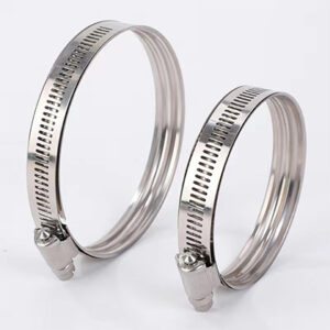 American Type 12.7mm/14mm band width Installs Easily Hose Clamps with inner ring